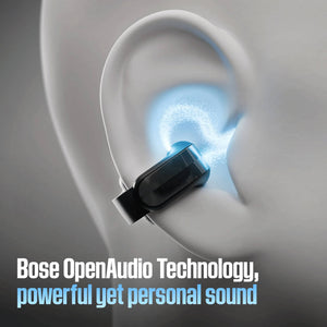 Bose - Ultra Open Earbuds (2nd Gen) - Wireless Bluetooth Open Ear Earbuds with Immersive Audio and Wireless Charging - White Smoke