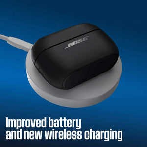 Bose - Ultra Open Earbuds (2nd Gen) - Wireless Bluetooth Open Ear Earbuds with Immersive Audio and Wireless Charging - White Smoke