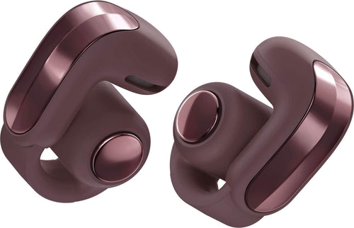 Bose - Ultra Open Earbuds (2nd Gen) - Wireless Bluetooth Open Ear Earbuds with Immersive Audio and Wireless Charging - Cherry Chocolate