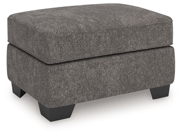 Olten - Ottoman #darkgray #34"wx24"dx19"h