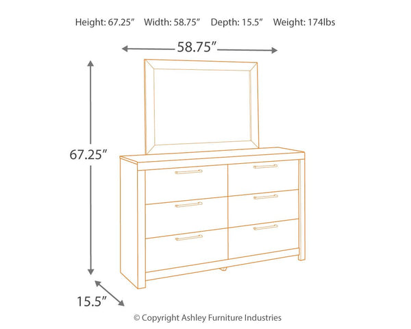 Derekson - Dresser #dresser&mirror