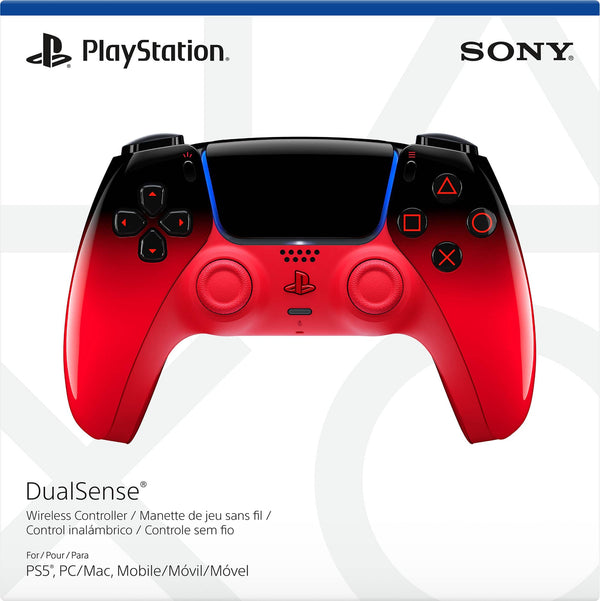 Sony Interactive Entertainment - DualSense Wireless Controller for PS5, PC, Mac & Mobile - Techno Red