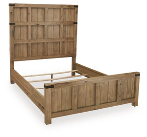 Ridgester - Panel Bed #queen