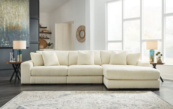 Lindyn - 3 Piece Sectional #beige #3pc.rightarmfacingcornerchaisesectional