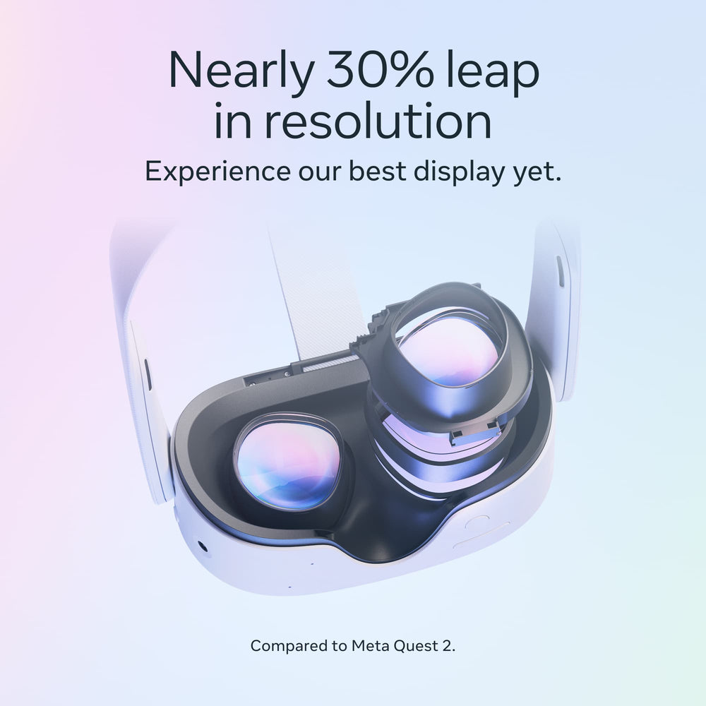 Meta - Quest 3 512GB | Virtual Reality Headset Without Wires — Thirty Percent Sharper Resolution — 2X Graphical Processing - White