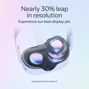 Meta - Quest 3 512GB | Virtual Reality Headset Without Wires — Thirty Percent Sharper Resolution — 2X Graphical Processing - White