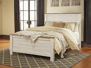 Willowton - Panel Bed #queen #none