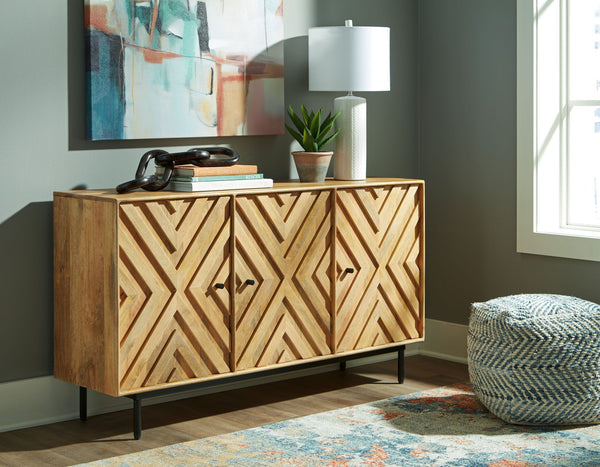 Cadewick - Armario decorativo - Natural
