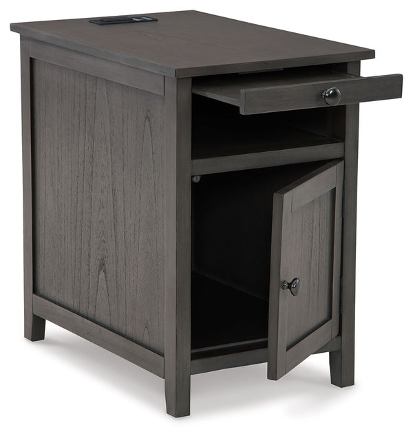 Treytown - Chair Side End Table #darkgray