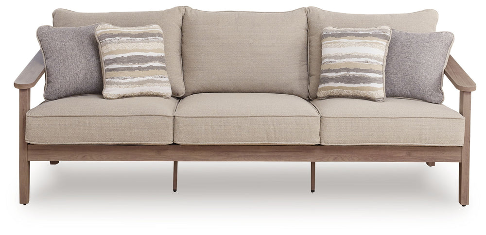 Harmony Headlands - Sofa With Cushion - Natural / Gray