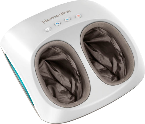 Homedics - Shiatsu + air 4.0 foot massager with heat - White