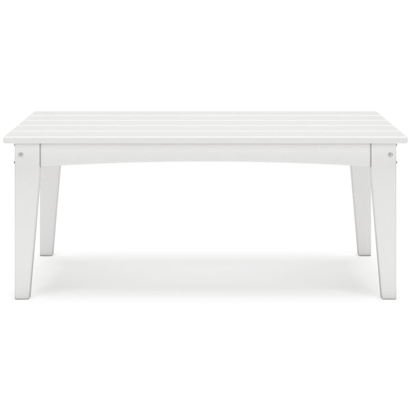 Hyland Wave - Rectangular Cocktail Table #white