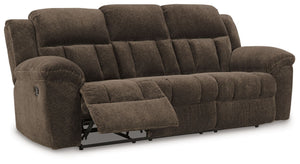 Frohn - Reclining Living Room Set #darkbrown