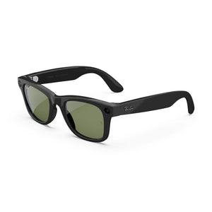 Ray-Ban Meta - Gafas Wayfarer (Gen 2) con Meta AI, audio, foto y video Compatibilidad - Lentes verdes - Negro brillante