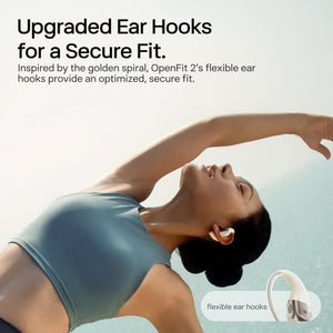Shokz - OpenFit 2 Open-Ear True Wireless Earbuds - Beige