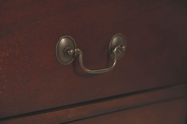 Alisdair - Two Drawer Night Stand - Reddish Brown