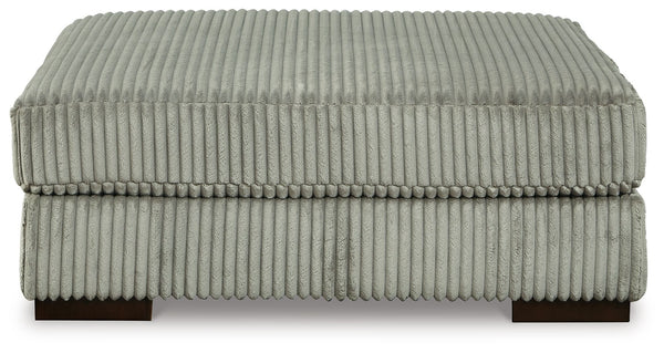 Lindyn - Oversized Accent Ottoman #gray
