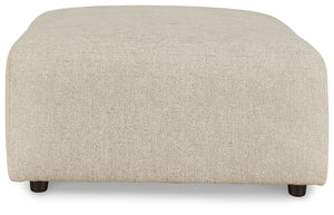 Edenfield - Oversized Accent Ottoman #beige