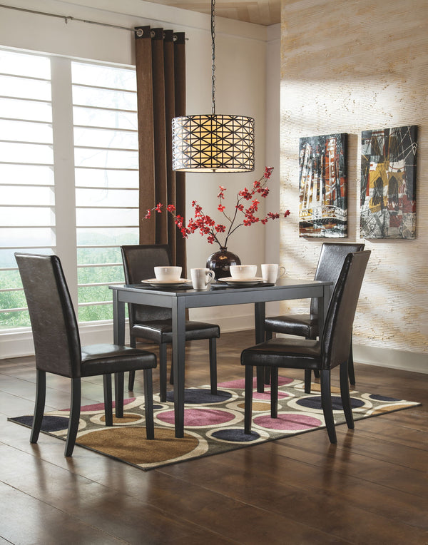 Kimonte - Dining Side Chair #darkbrown