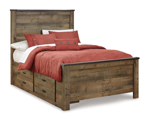 Trinell - Panel Bed #full #2drawers