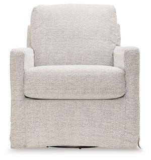 Nenana Next-Gen Nuvella - Swivel Glider Accent Chair #lightgray