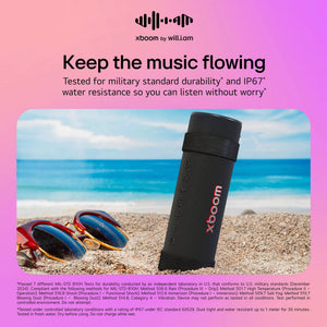 LG - xboom Grab Portable Bluetooth Speaker - Black