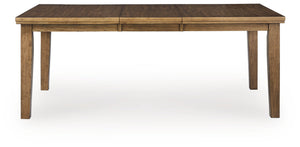 Urbinforte - Mesa de comedor extensible Butterfly - Marrón claro
