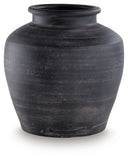 Meadie - 12" Vase #black