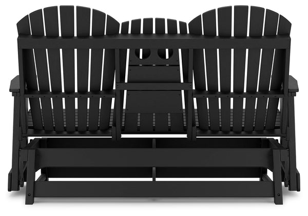Hyland Wave - Glider Loveseat #black