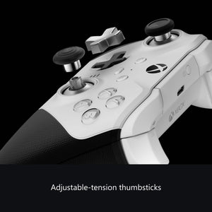 Microsoft - Xbox Elite Series 2 Core Wireless Controller for Xbox Series X, Xbox Series S, Xbox One, PCs, and Cloud-Enabled Devices - White