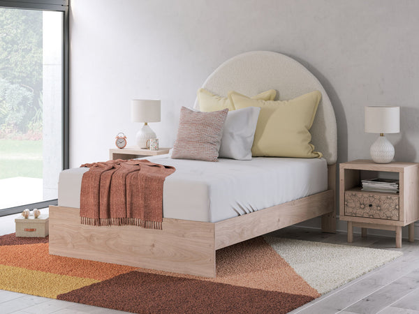 Arloster - Upholstered Panel Bed #full #none