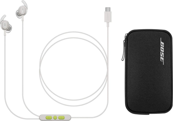 Bose - Noise Cancelling USB-C Wired Earbuds with In-Line Microphone and Remote - White