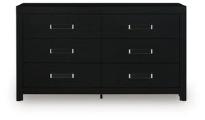 Maeling - Six Drawer Dresser #black #dressers