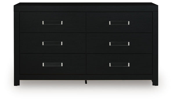 Maeling - Six Drawer Dresser #black #dressers