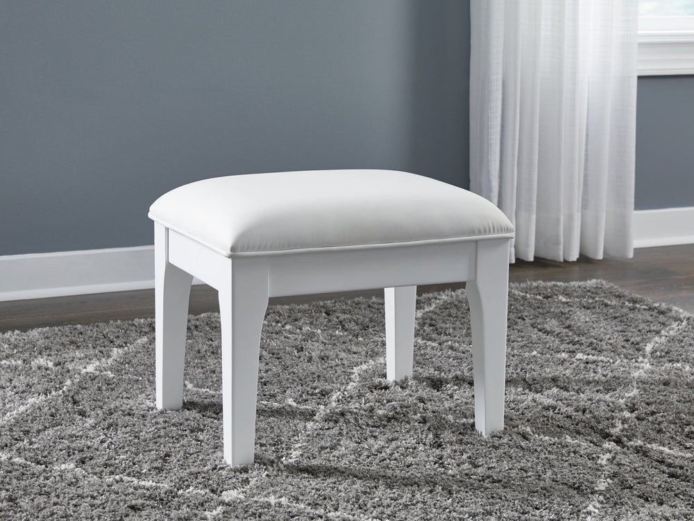 Chalanna - Taburete de tocador - Blanco