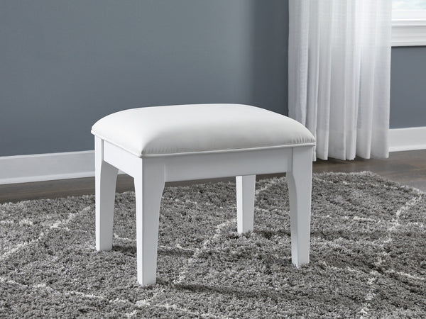 Chalanna - Taburete de tocador - Blanco
