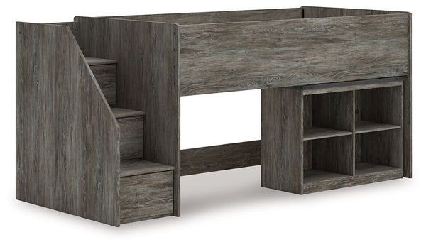 Frandern - Loft Bed #bookcase