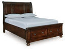 Porter - Sleigh Storage Bed #queen