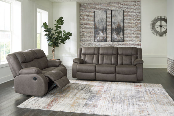 First Base - Reclining Living Room Set #2pc.sofa,loveseat