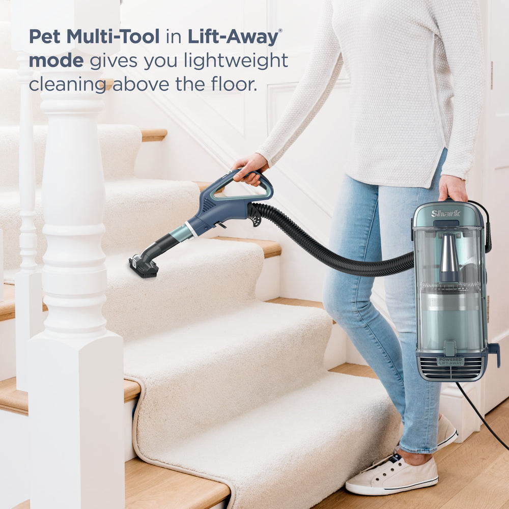 Shark - Vertex Pet Powered Lift-Away Upright Vacuum - Hawaiian Grey