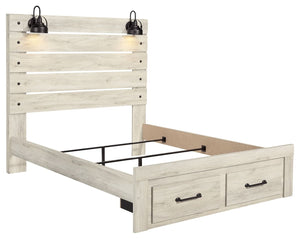 Cambeck - Panel Bed #queen #2drawers