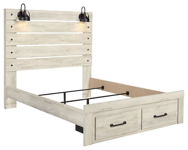Cambeck - Panel Bed #queen #2drawers