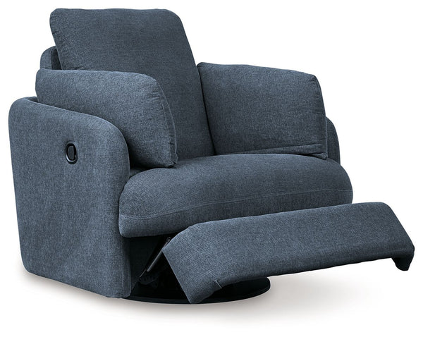 Modmax - Swivel Glider Recliner #blue