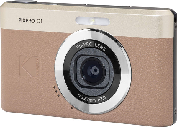 Kodak - PIXPRO C1 Digital Camera - Brown