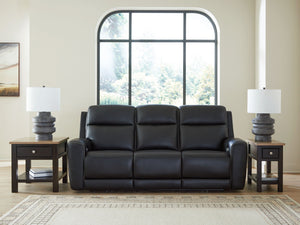 5Z-Comfort - Relaxation - Power Reclining Sofa With Adj Headrest #black