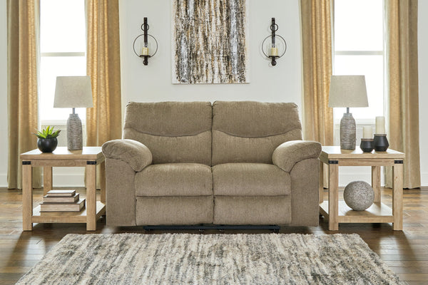 Alphons - Reclining Loveseat #lightbrown