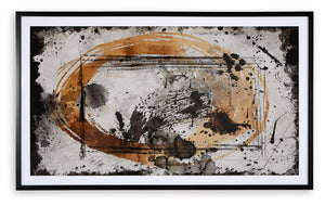 Clefting - Wall Art - Black / Caramel / Tan