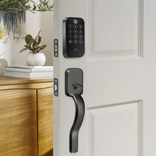 Yale - Assure Lock 2 - Smart Lock Wi-Fi Deadbolt with Touchscreen Keypad | Fingerprint Access - Black Suede