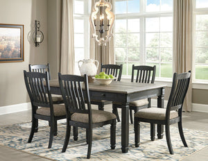 Tyler Creek - Dining Table Set #7pc.table,6sidechairs