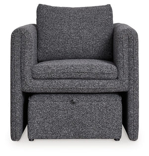 Vreni - Sillón Decorativo - Carbón / Negro